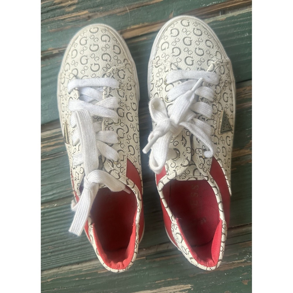 Guess GBG Los Angeles Magiq Lace Up Sneakers Women's 6m And Fanny Pack Lot - Picture 3 of 15